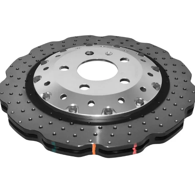 DBA52834WSLVXD - 5000 series - Crossed Drilled & Dimpled Silver Hat