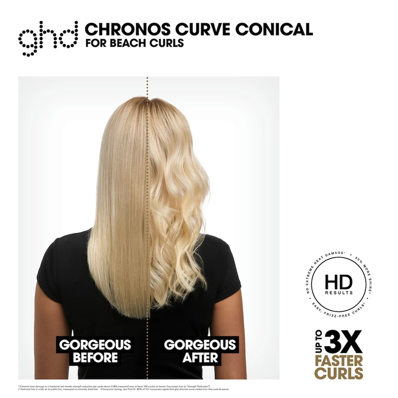 Chronos Curve Conical Curling Wand