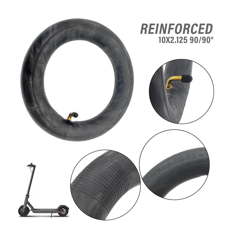 KuKirin G2 Max Off-Road 255x80 Reifen Set 10x2.125 90° Ventil Schlauch