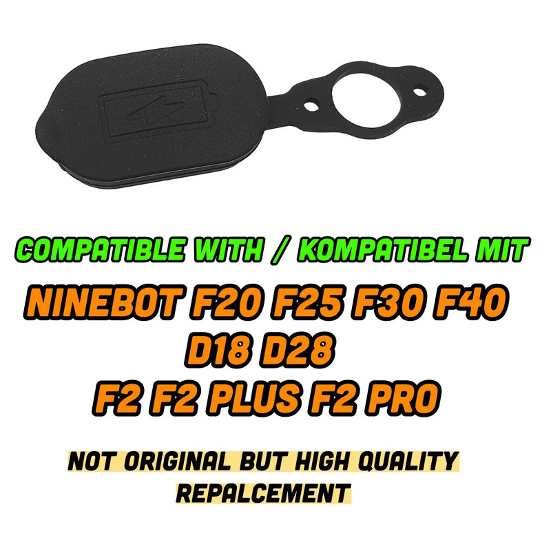 Segway Ninebot F20 F25 F30 F40 Ladenanschluss Abdeckung Gummi Aftermarket