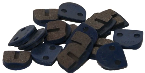 Bremsbeläge eckig - Set (2 Stk.) für einen Bremssattel