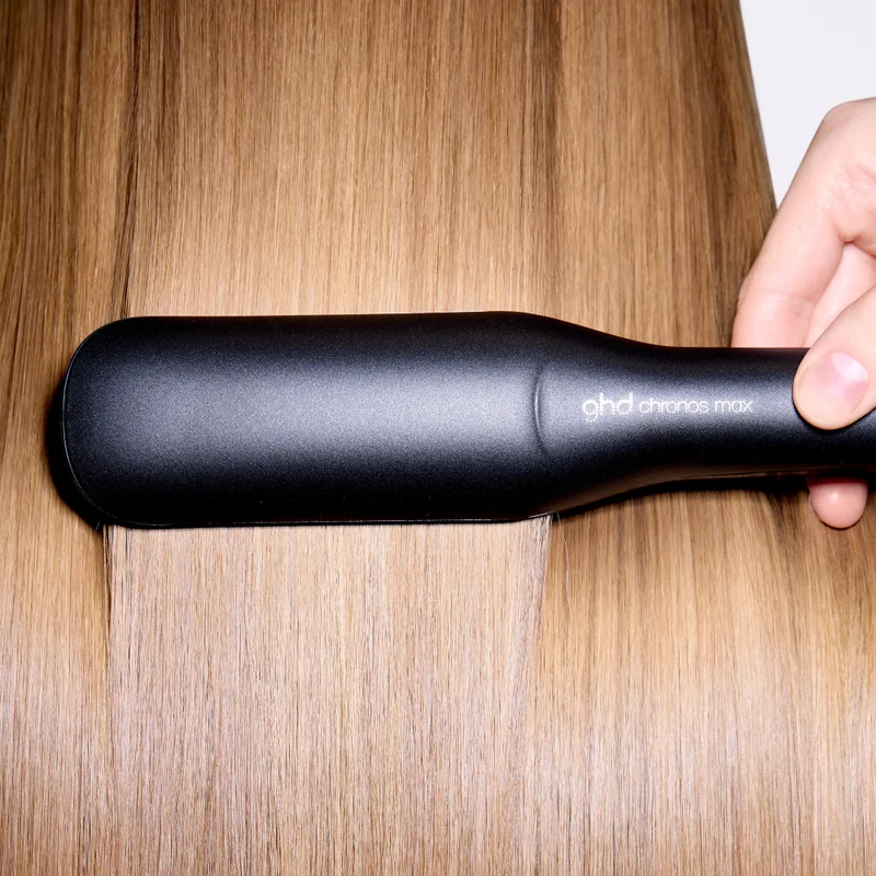 Chronos Max Wide Plate Hair Straightener - Black