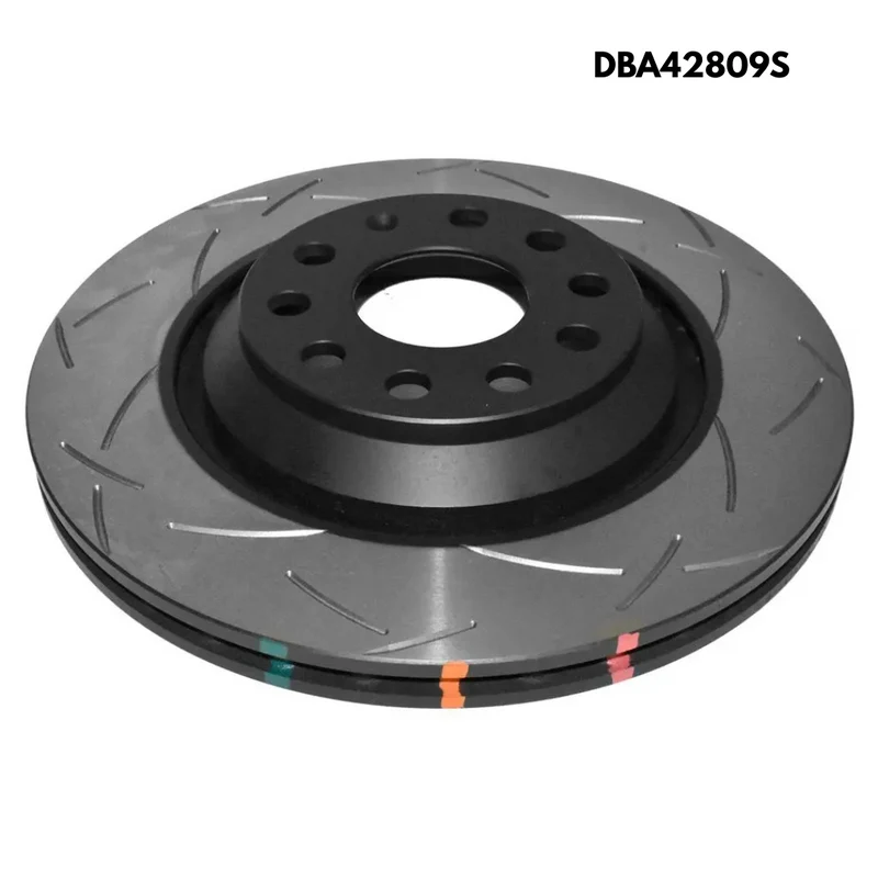 DBA Komplett Set - Vorderachse + Hinterachse - Bremsscheiben (2x DBA52844SLVS + 2x DBA42809S) + Bremsbeläge (DB15005XP + DB15006XP) für Audi RS3 8V + 8V Facelift Sportback