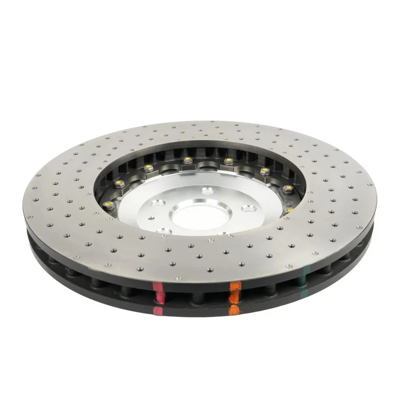 DBA53932SLVXD - 5000 series - Crossed Drilled & Dimpled Silver Hat