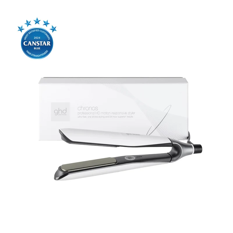 Chronos Ultra-Fast HD Hair Straightener in White