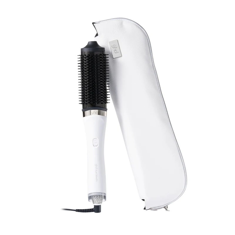 Duet Blow Dry 2-In-1 Hair Dryer Brush - White