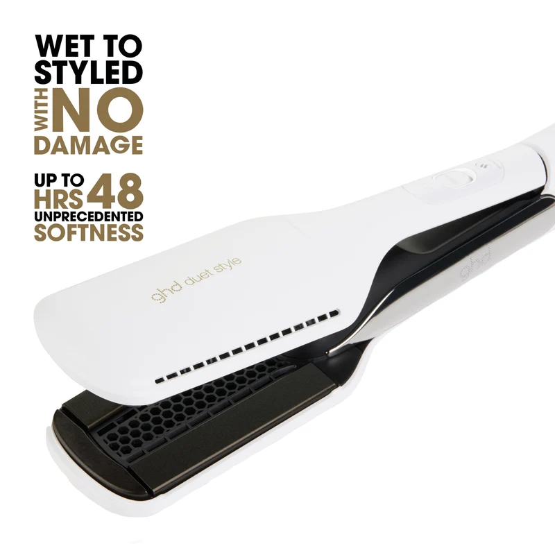 Duet Style 2-in-1 Hot Air Styler in White