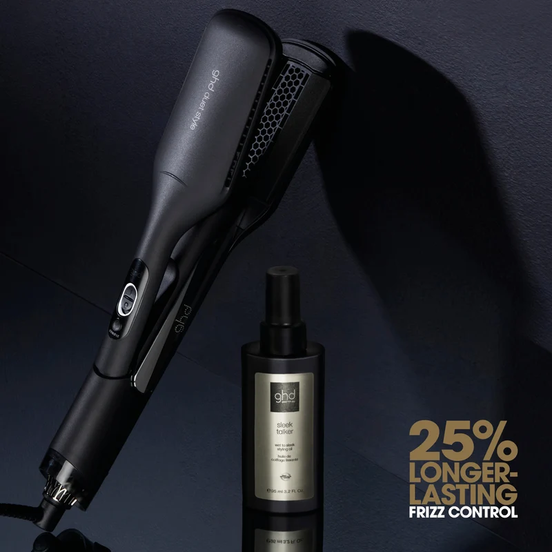 Duet Style 2-in-1 Hot Air Styler in Black