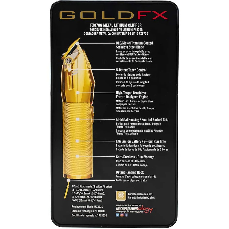 Gold Lithium Clipper