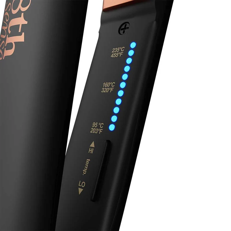 By Elchim 8th Sense Styler Titanium & Ceramic Hair Straightener - Black