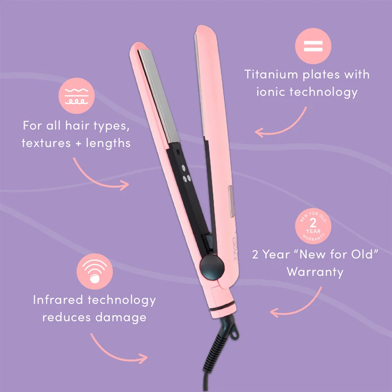 Titanium Hair Straightener - Jet Black