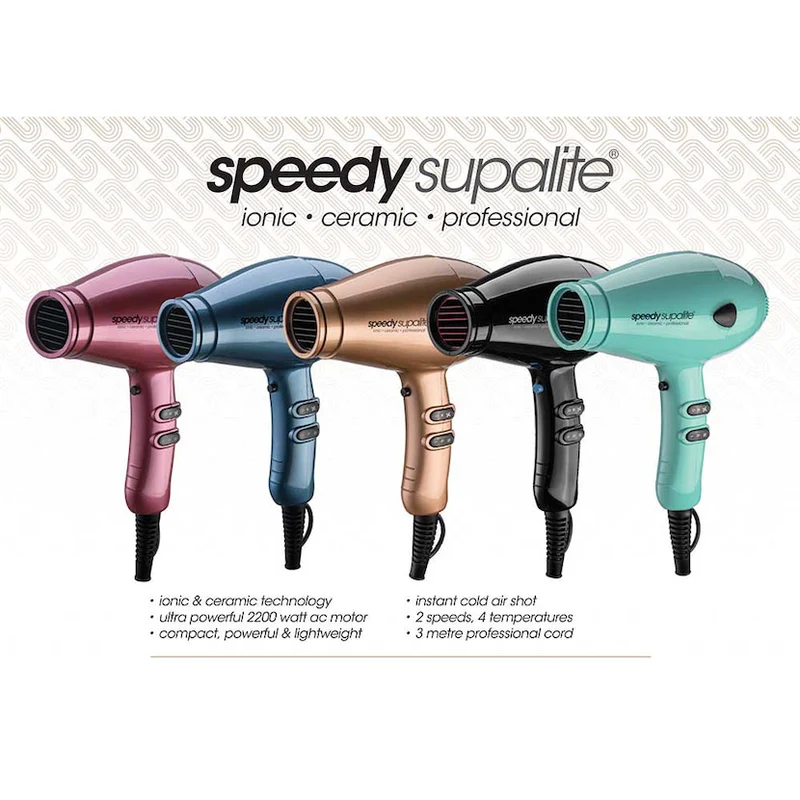 Supalite Ceramic Gold Dryer & Brush Pack