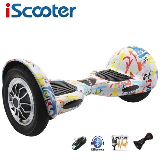 iScooter hoverboard with Bluetooth speakers two wheels smart self balancing scooter electric skateboard giroskuter