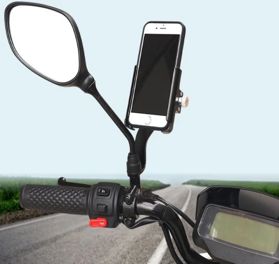 Smartphone-Halter aus Aluminium BLACK