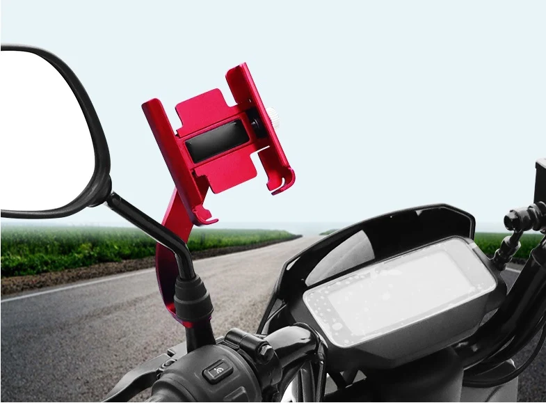 Smartphone-Halter aus Aluminium BLACK
