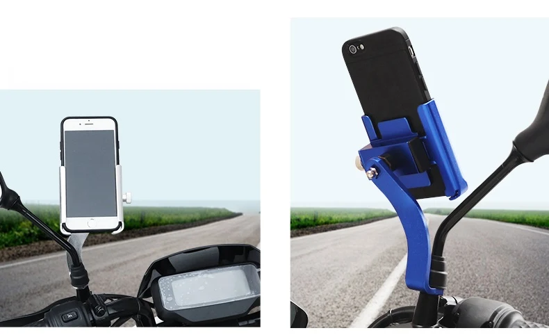 Smartphone-Halter aus Aluminium BLACK