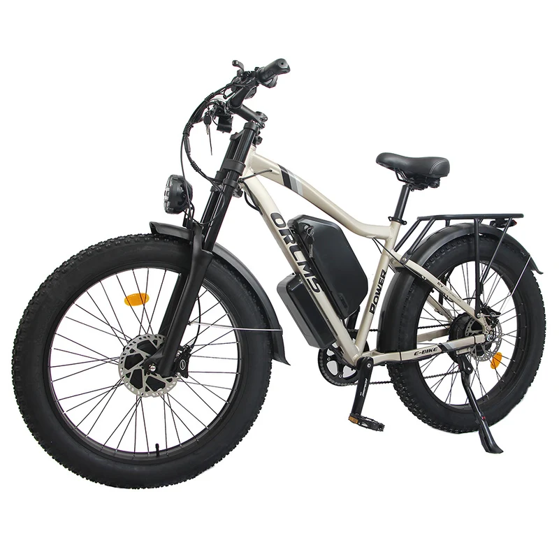 Orlms MX500 Electric Bike 26" Tires Dual 1000W Motors 52V 25Ah Battery