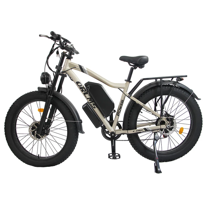 Orlms MX500 Electric Bike 26" Tires Dual 1000W Motors 52V 25Ah Battery