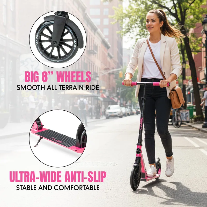 Madd Gear Metro Cruise 250 Folding Scooter - Pink / Black