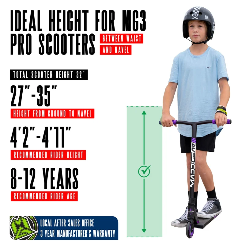 Madd Gear MG3 Zen Pro Scooter - Purple