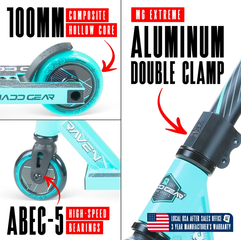 Madd Gear MG1 Raven Pro Scooter - Teal