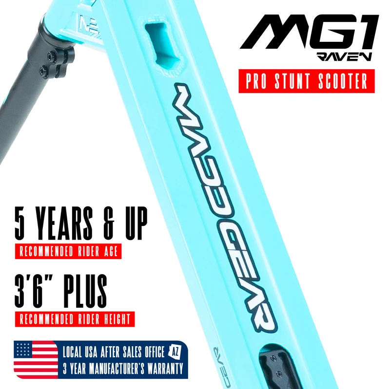 Madd Gear MG1 Raven Pro Scooter - Teal