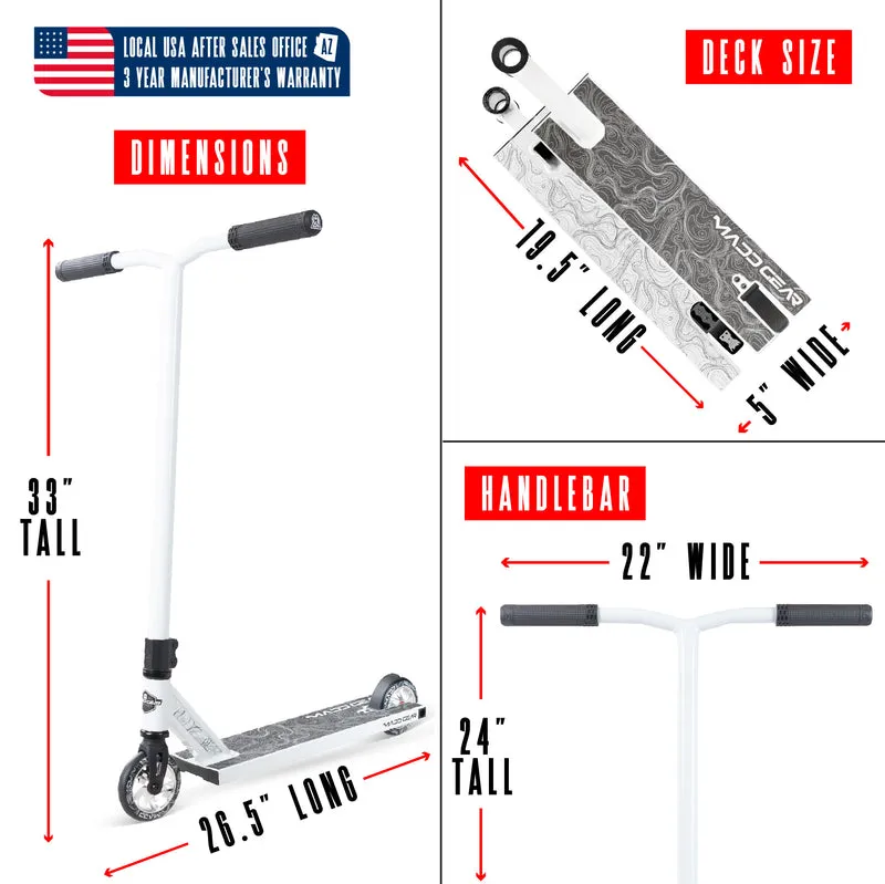 Madd Gear MG4 Titan Pro Scooter - White