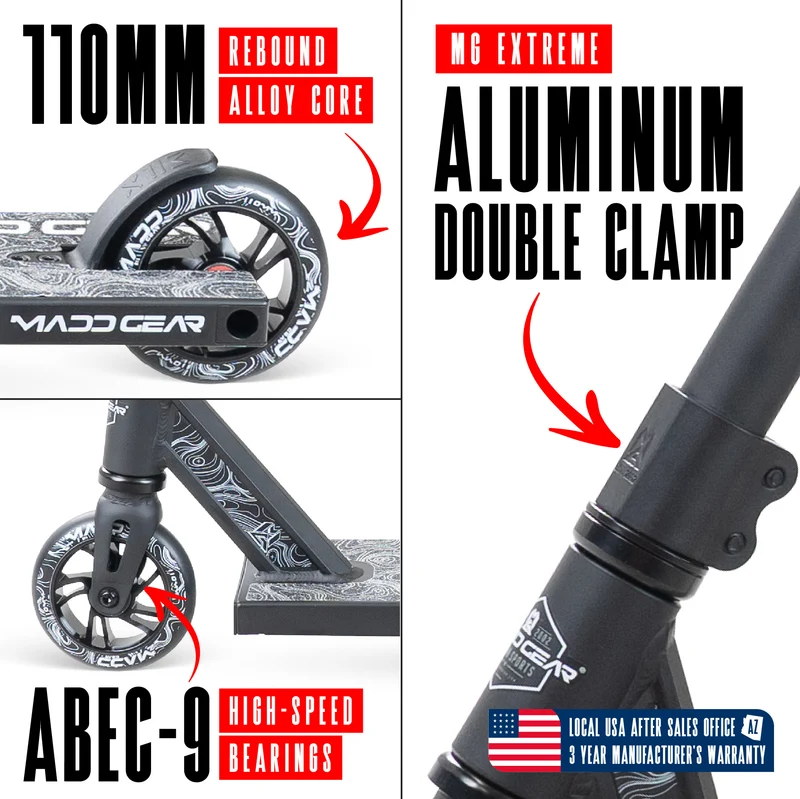 Madd Gear MG4 Titan Pro Scooter - Black
