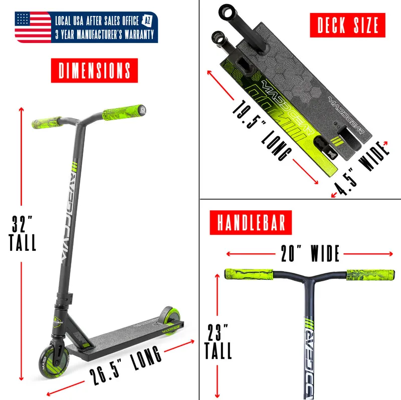 Madd Gear MG3 Zen Pro Scooter - Green