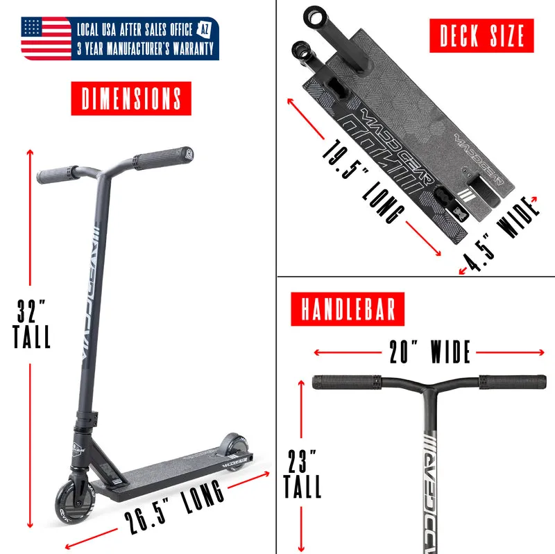Madd Gear MG3 Zen Pro Scooter- Black