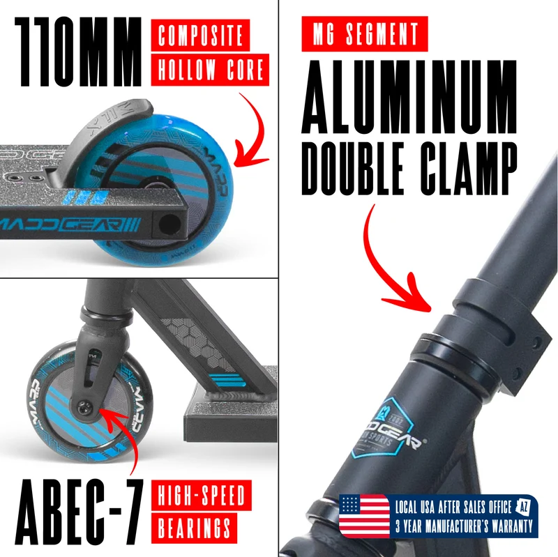 Madd Gear MG3 Zen Pro Scooter - Blue