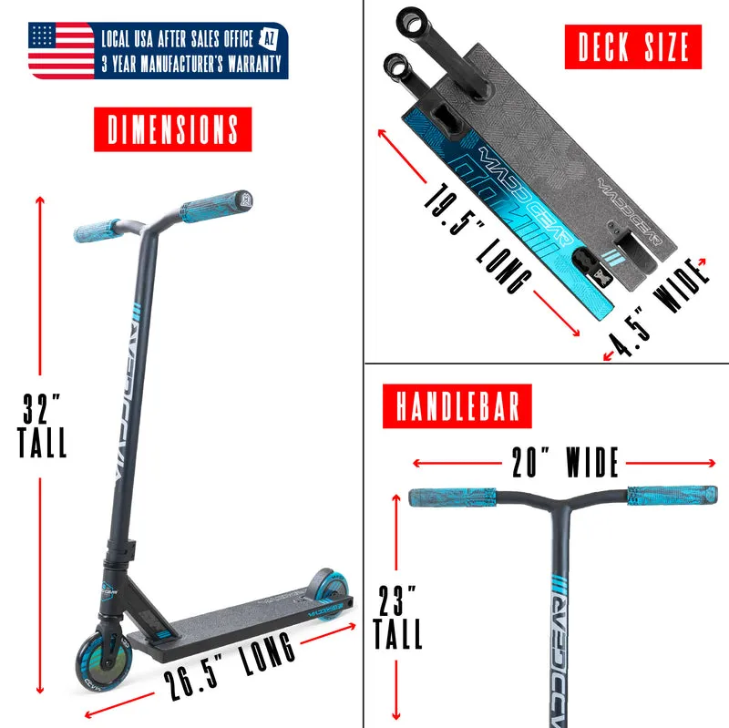 Madd Gear MG3 Zen Pro Scooter - Blue