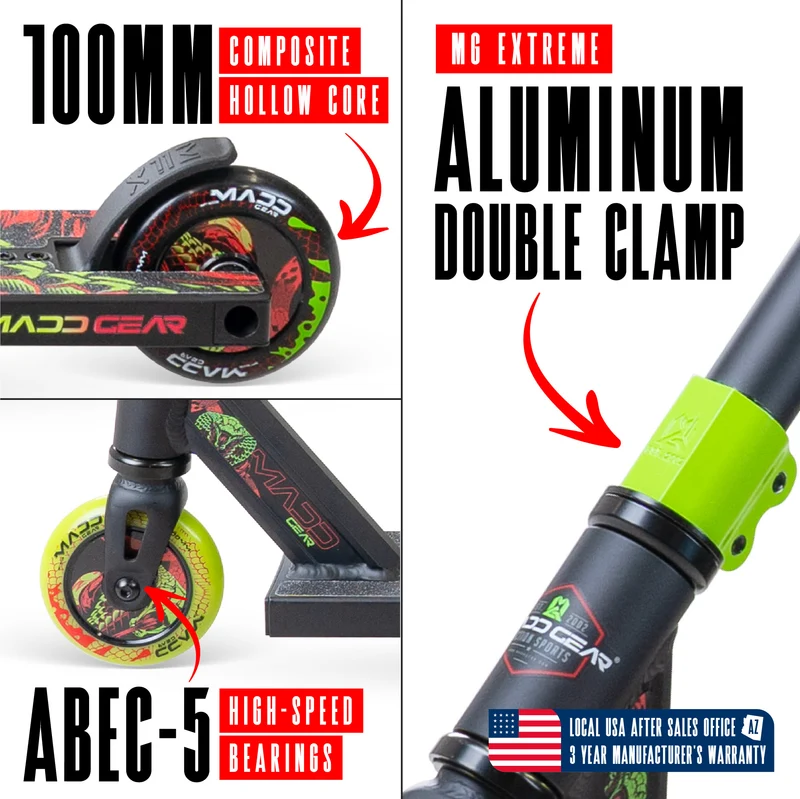 Madd Gear MG2 Obsidian Pro Scooter - Venom