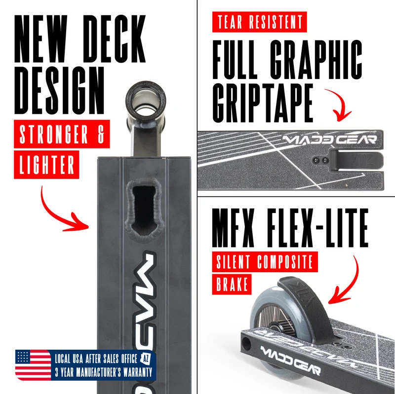 Madd Gear MG1 Raven Pro Scooter - Black