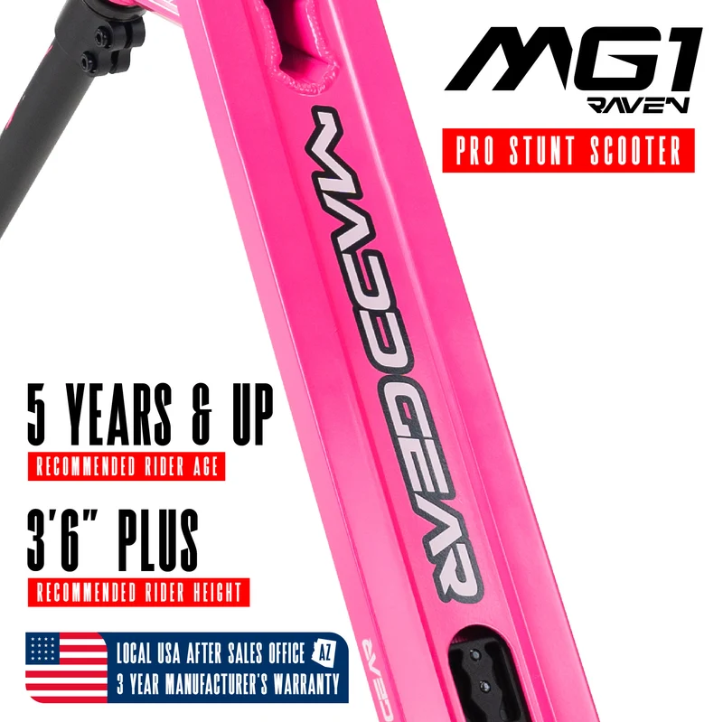Madd Gear MG1 Raven Pro Scooter - Pink
