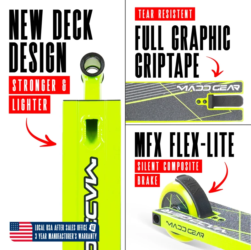 Madd Gear MG1 Raven Pro Scooter - Green