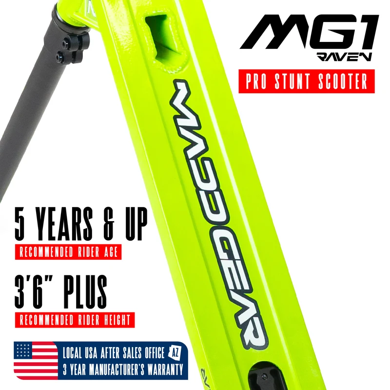 Madd Gear MG1 Raven Pro Scooter - Green