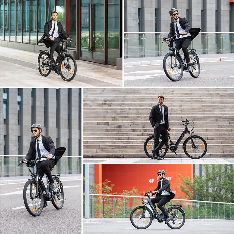 Touroll Urbano 3 Electric Bike 27.5" 250W Motor 36V 13Ah Battery