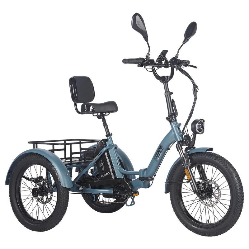 Fafrees F20 Mate Foldable Electric Tricycle 48V 23.45Ah Battery With L2e-P Certified