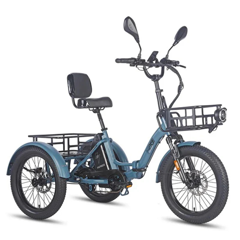 Fafrees F20 Mate Foldable Electric Tricycle 48V 23.45Ah Battery With L2e-P Certified