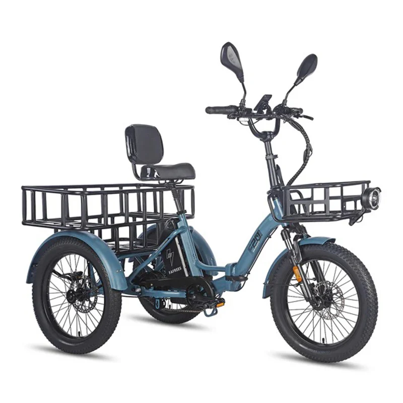 Fafrees F20 Mate Foldable Electric Tricycle 48V 23.45Ah Battery With L2e-P Certified