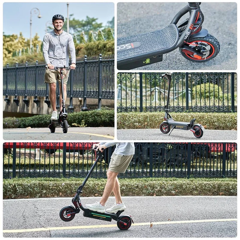 iScooter W8 Electric Scooter 9.3" Tires 500W Motor 48V 10.4Ah Battery