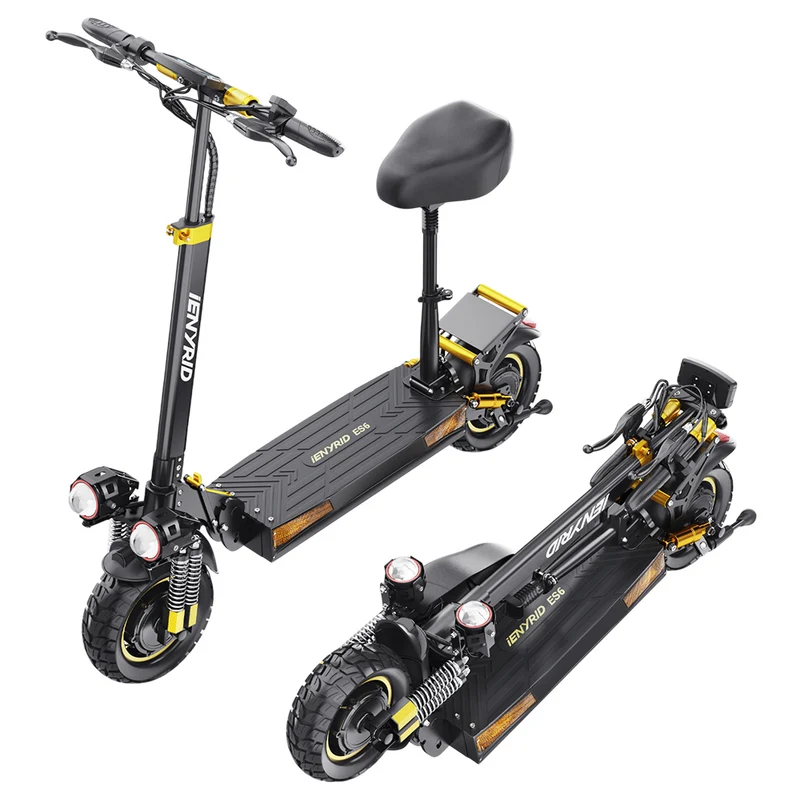 iENYRID ES6 Electric Scooter 10" Tires Dual 1000W Motors 48V 20.8AH Battery