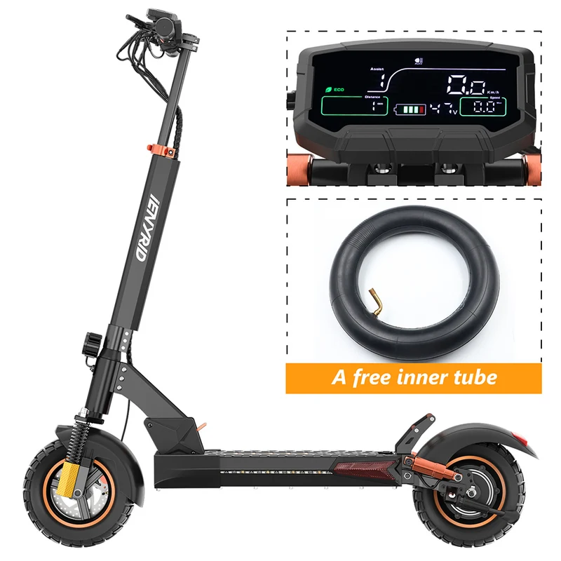 iENYRID M4 Pro S+ Electric Scooter with Seat 10" Tires 800W 48V 12.5Ah Battery