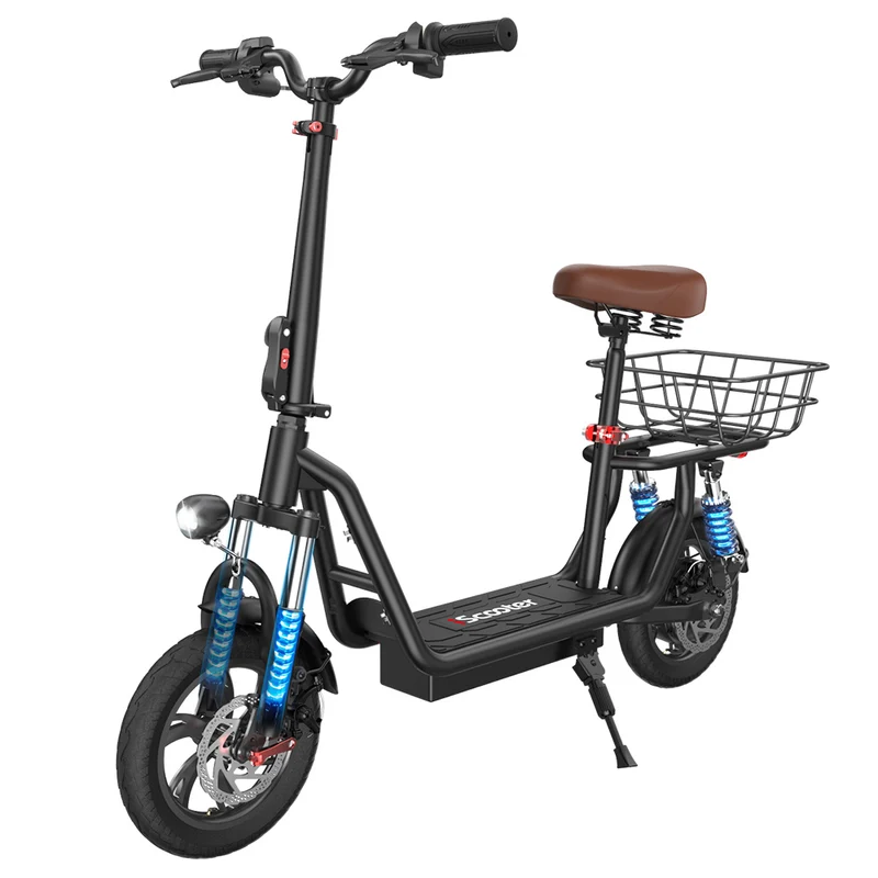 iScooter i12 Electric Scooter With Basket 12" Tires 500W UK