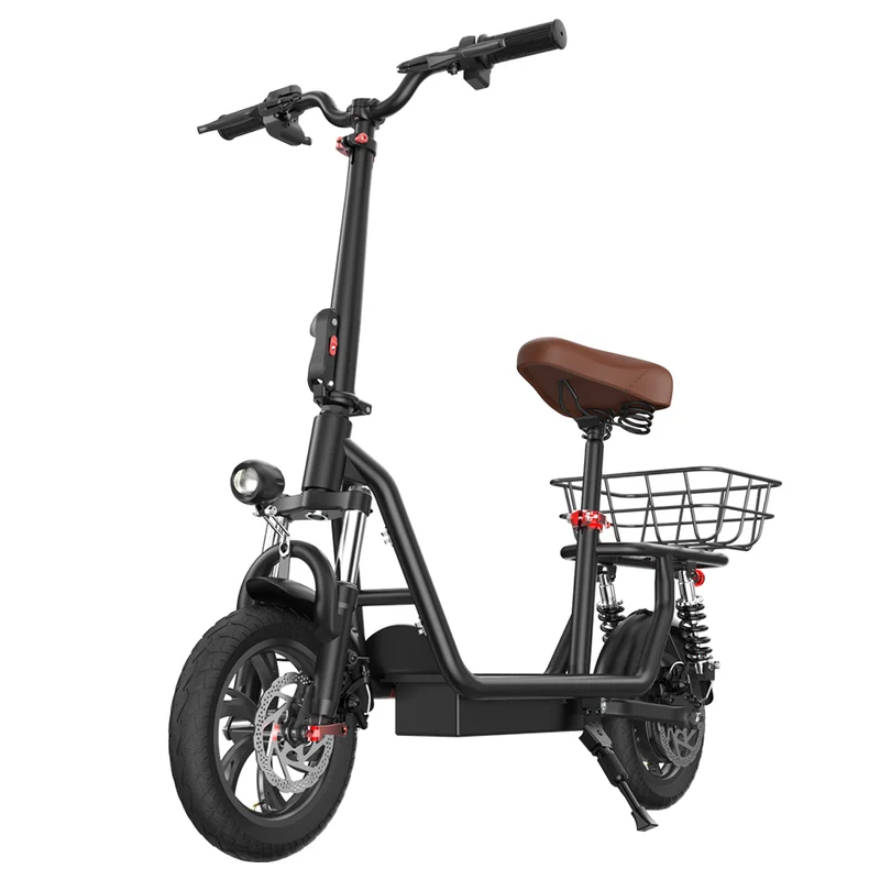 iScooter i12 Electric Scooter With Basket 12" Tires 500W UK