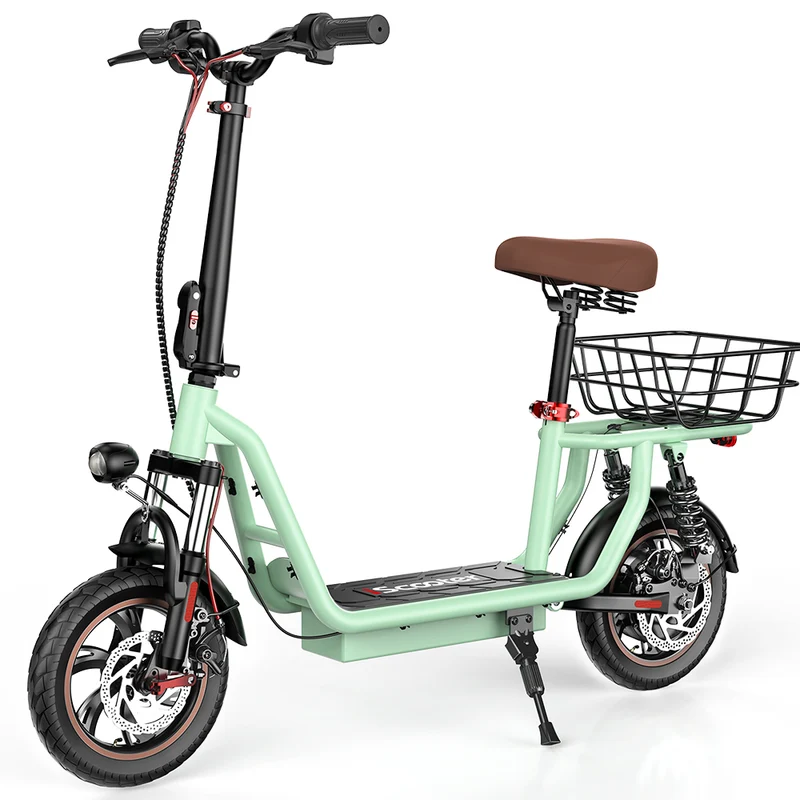 iScooter i12 Electric Scooter With Basket 12" Tires 500W UK