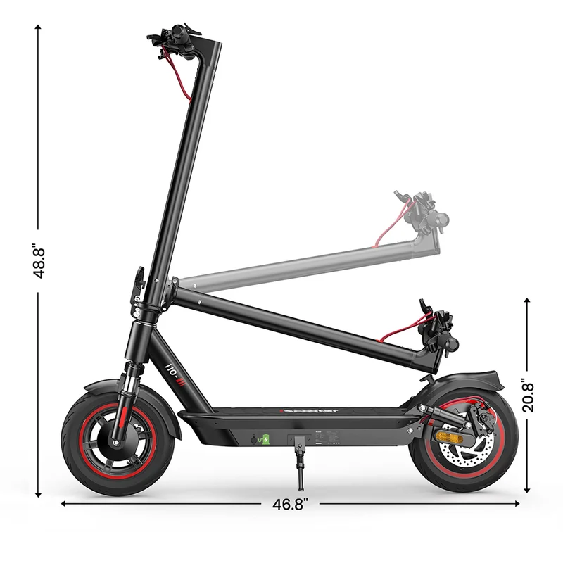 iScooter i10 Electric Scooter 10" Tires 650W Motor 36V 15Ah UK