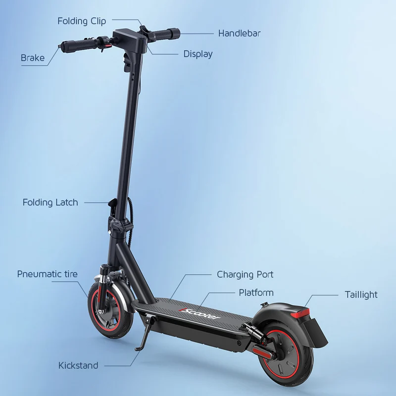 iScooter i10Max Electric Scooter 10" Tires 750W Motor UK