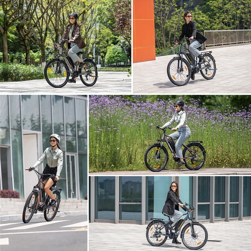Touroll MA2 Electric Bike 27.5" Tire 250W Motor 36V 13Ah Battery